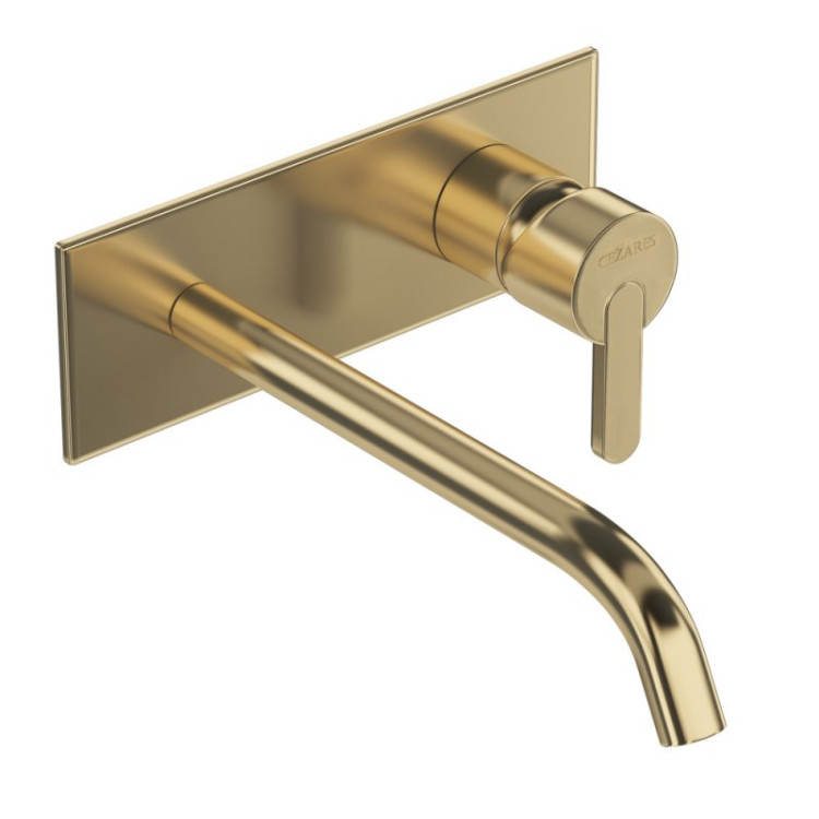 Смеситель для раковины встраиваемый однорычажный, на единой площадке Cezares LEAF-BLI1-NOP