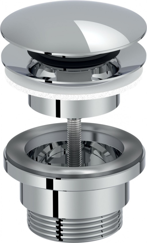 Слив для встраиваемых раковин с переливом Jacob Delafon ОБЩАЯ КАТЕГОРИЯE78296-CP