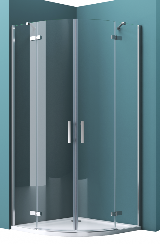 Душевой уголок BELBAGNO KRAFT-R-2 Cezares KRAFT-R-2-100-C-Cr