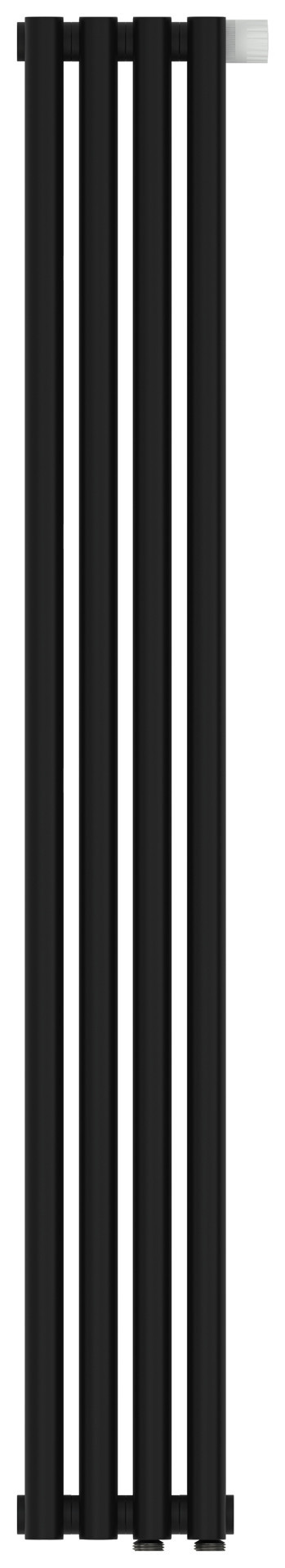 Отопительный радиатор Сунержа Эстет-11 EU50 1200х180 4 секции Матовый чёрный