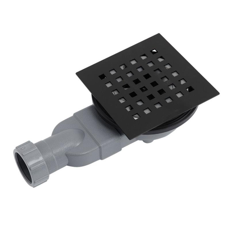 Поддон из искусственного мрамора,черный BelBagno TRAY-MR-UNO-A-90-35-NERO-NO