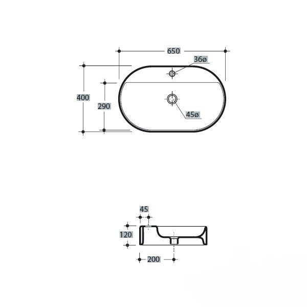 Раковина Kerasan Arredo 0285