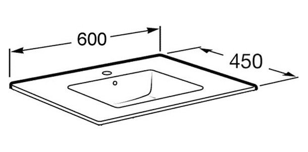 Раковина Roca Victoria 60 32782100Y