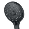 Ручной душ 3jet Aquatek, матовый черный AQ2003MB
