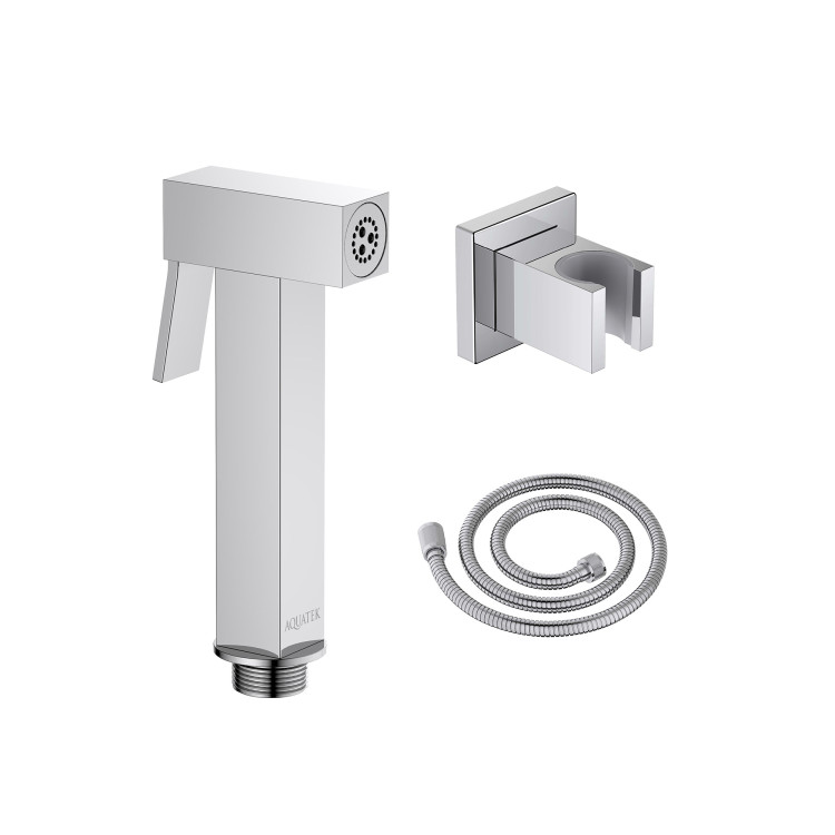 Гигиенический ручной душ со шлангом 120 см и держателем Aquatek AQ2053CR