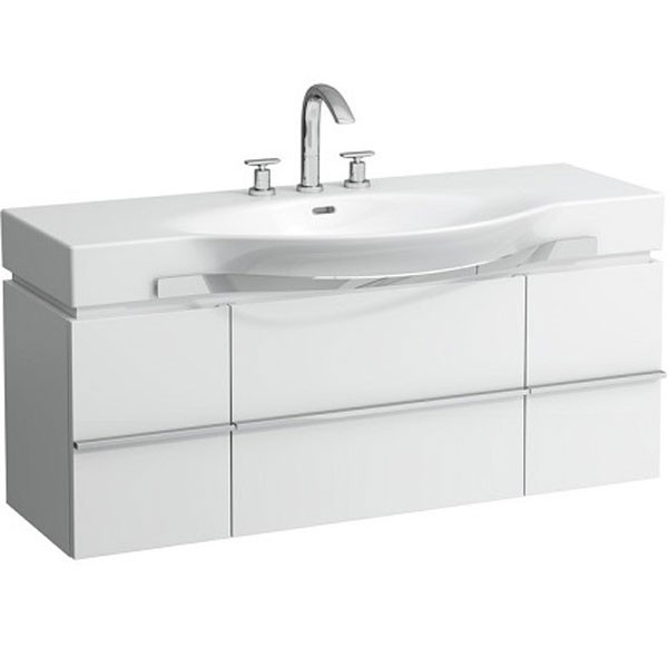 Тумба под раковину Laufen Palace New 120 подвесная 2 ящика 2 дверцы