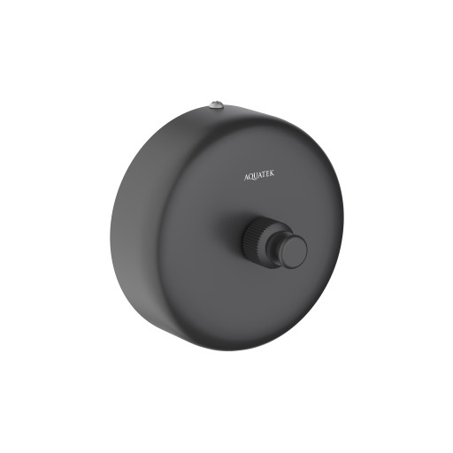 Веревка для белья 25 м в комплекте с держателем Aquatek матовый черный AQ4994MB