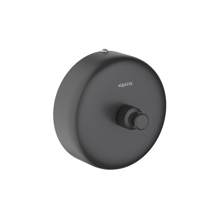 Веревка для белья 25 м в комплекте с держателем Aquatek матовый черный AQ4994MB