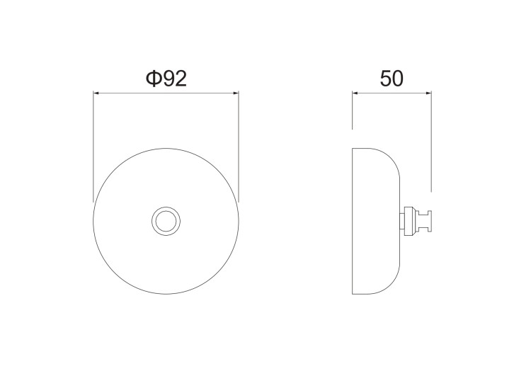 Веревка для белья 25 м в комплекте с держателем Aquatek матовый черный AQ4994MB