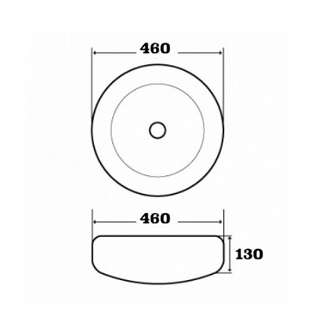 Раковина-чаша Mira 46 MR-4646M