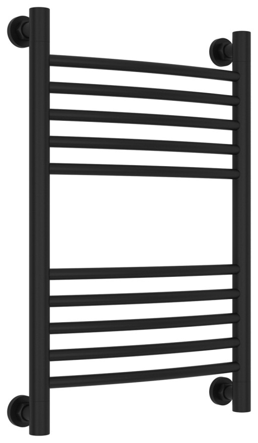Полотенцесушитель водяной Сунержа Богема+ выгнутая 600х400 Матовый чёрный