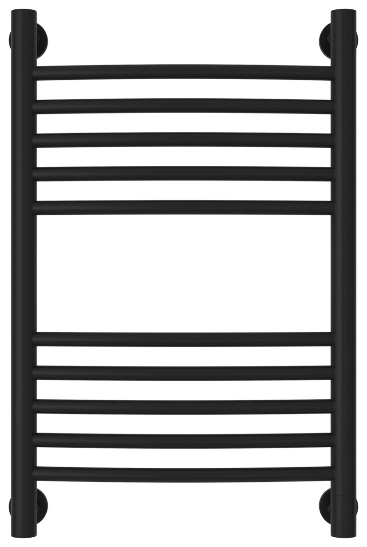 Полотенцесушитель водяной Сунержа Богема+ выгнутая 600х400 Матовый чёрный