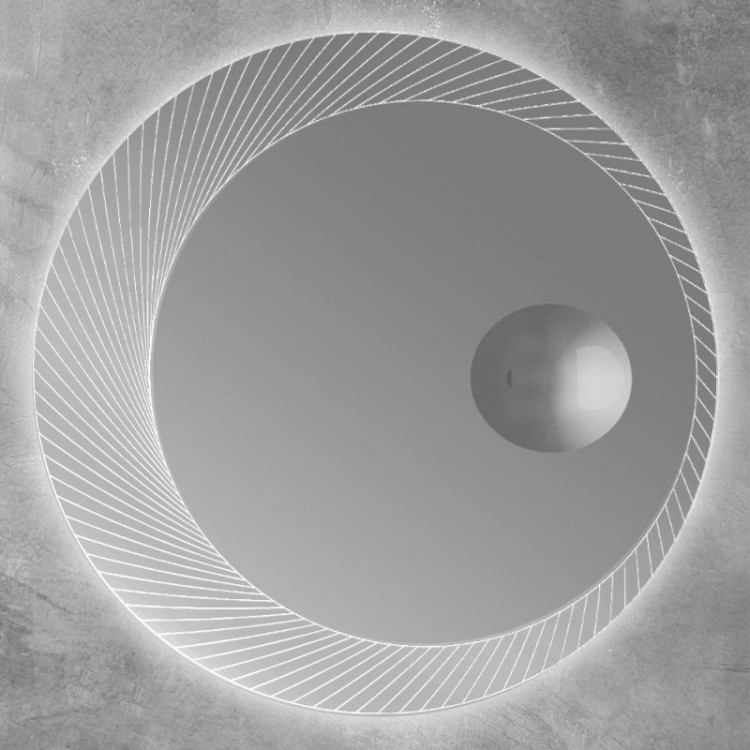 Зеркало с увеличительным зеркалом и со встроенной LED подсветкой Cezares 45011