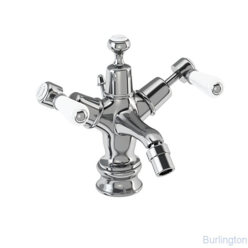 Смеситель для биде на 1 отверстие Regent, с донным клапаном [KER13]