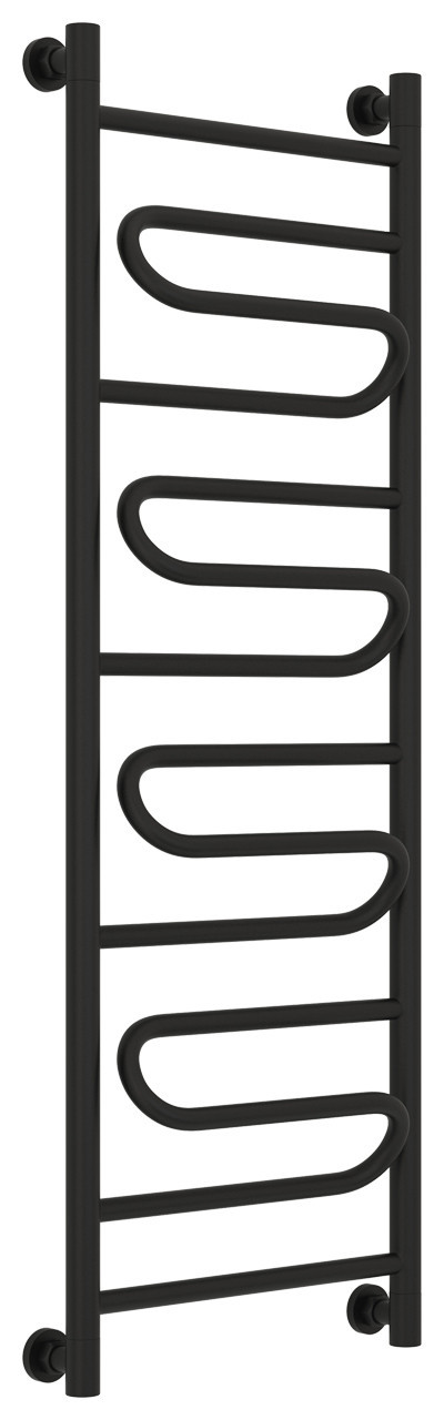 Полотенцесушитель водяной Сунержа Элегия+ 1200х400 Матовый чёрный