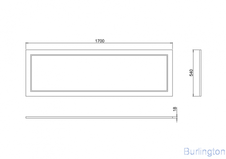 Фронтальная панель для ванн Cleargreen E28 и E30, цвет Песочный