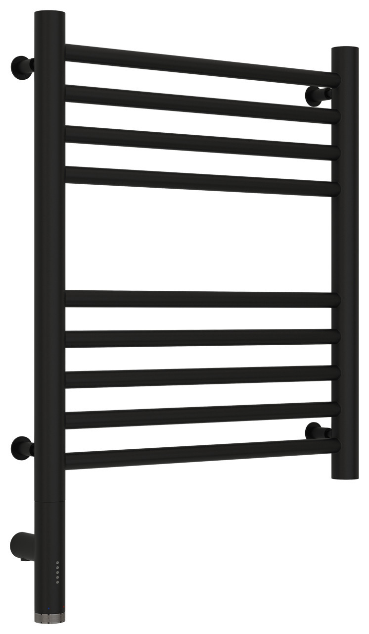 Полотенцесушитель электрический Сунержа Богема 3.0 прямая 500х400 МЭМ левый Матовый чёрный