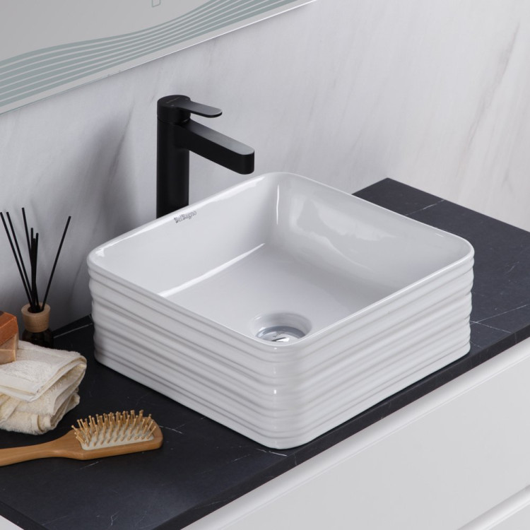 Раковина керамическая накладная BelBagno BB1421