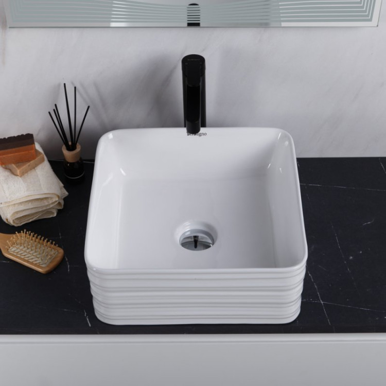 Раковина керамическая накладная BelBagno BB1421