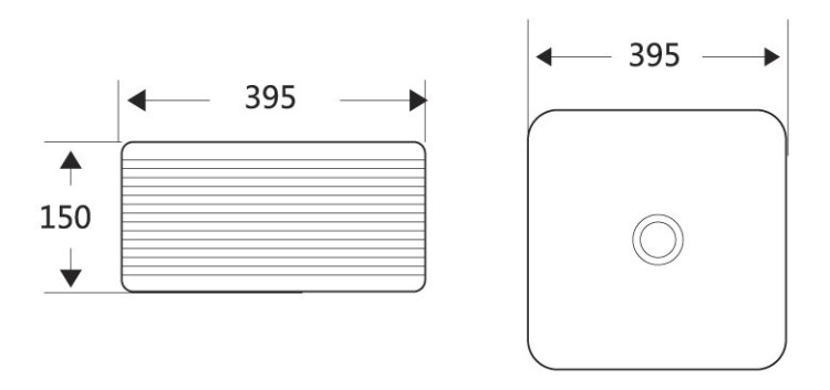 Раковина керамическая накладная BelBagno BB1421