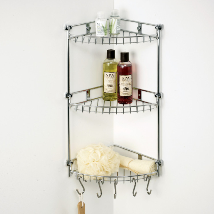 WasserKRAFT K-1233 Полка металлическая тройная