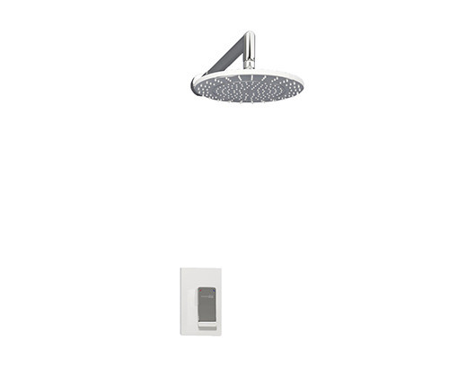 WasserKRAFT A12667WHITE Встраиваемый комплект для душа с верхней душевой насадкой