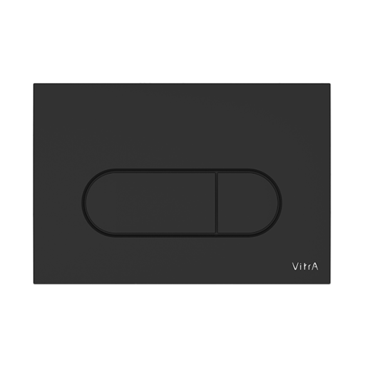 Панель смыва Root Round, матовый черный
