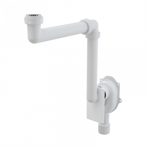 Универсальный сифон под штукатурку, экономящий пространство Alcadrain A873