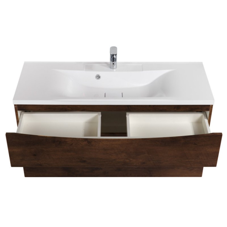 База под раковину подвесная с двумя выкатными ящиками 1200x450x600 BelBagno MARINO-H60-1200-2C-SO-RN-P