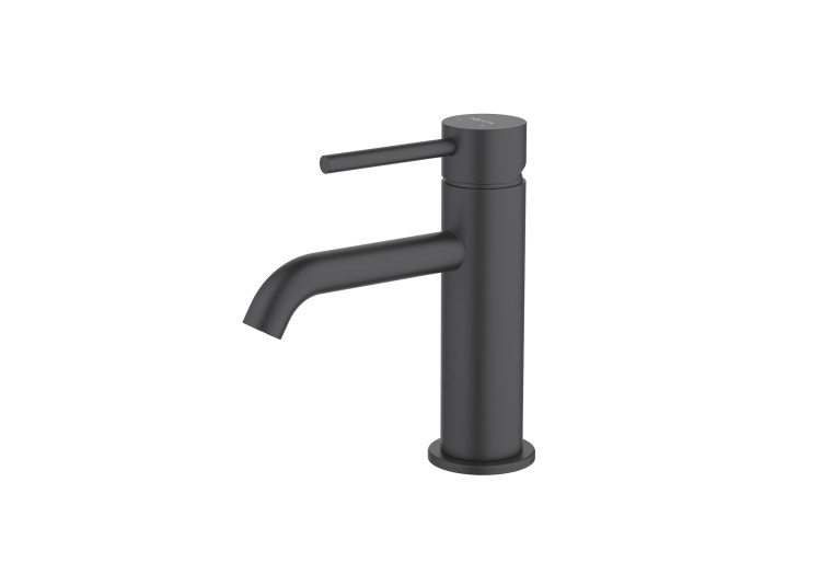 Смеситель для раковины 89, без донного клапана Aquatek, матовый черный AQ1310MB ЕВРОПА