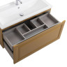 База под раковину подвесная с одним внешним и одним внутренним выкатными ящиками 996x443x500 Cezares GIUBILEO-N-100-1C-SO-BORO-P