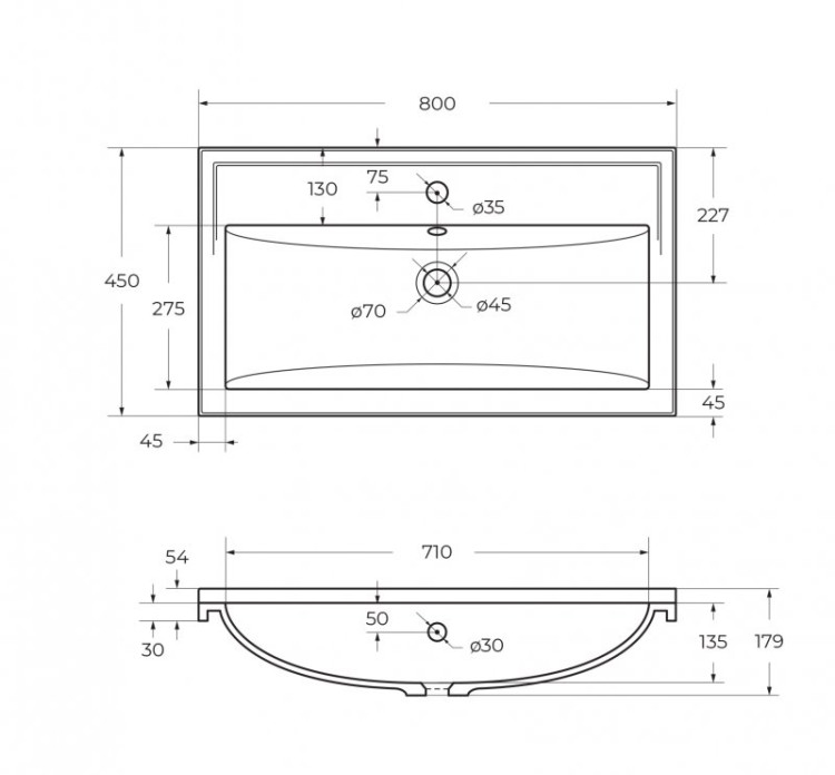 База под раковину подвесная с одним внешним и одним внутренним выкатными ящиками 996x443x500 Cezares GIUBILEO-N-100-1C-SO-BORO-P