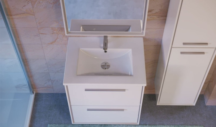 Тумба под раковину Raval Frame 60 подвесная