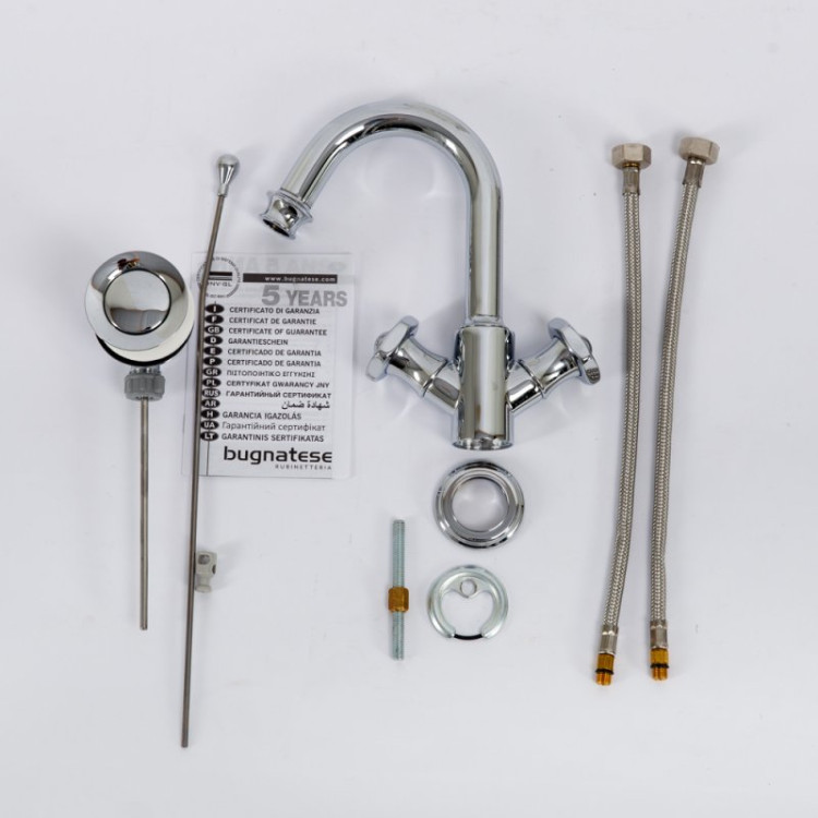 Смеситель для раковины с донным клапаном Cezares APHRODITE-LS2-01-S1