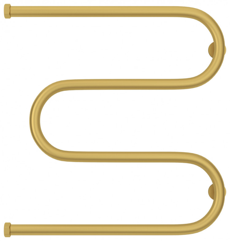 Полотенцесушитель водяной Сунержа М-образный+ 600х600 Матовое золото