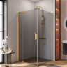 Душевой уголок SLIDER-AH-1 Cezares SLIDER-AH-1-100-100/110-GRIGIO-GM