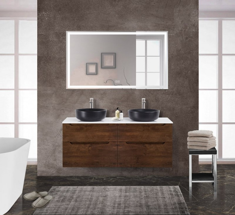 База под керамическую раковину подвесная с двумя выкатными ящиками BelBagno ETNA-700-2C-SO-RN-P