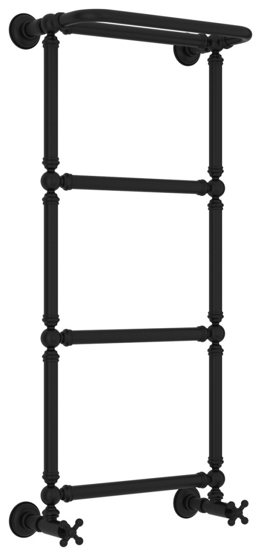 Полотенцесушитель водяной Сунержа Ренессанс 1386 960x400 Матовый чёрный