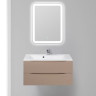 База под раковину подвесная с двумя выкатными ящиками, 900x450x500 BelBagno MARINO-900-2C-SO-NL-P