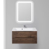 База под раковину подвесная с двумя выкатными ящиками, 900x450x500 BelBagno MARINO-900-2C-SO-NL-P