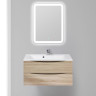 База под раковину подвесная с двумя выкатными ящиками, 900x450x500 BelBagno MARINO-900-2C-SO-NL-P