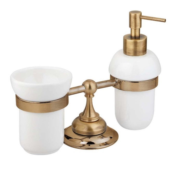 Стакан и диспенсер настольные Cezares APHRODITE-TDTP-01