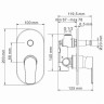 WasserKRAFT Dill 6161 Смеситель для ванндуша