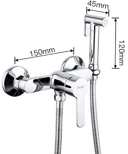 Гигиенический душ со смесителем Frap F2041-4