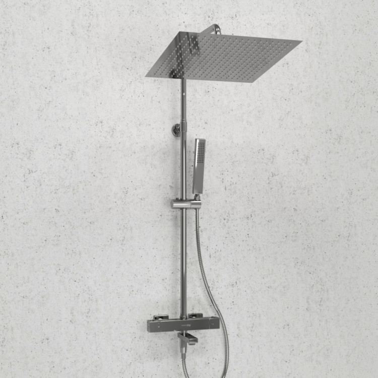 WasserKRAFT A199.119.103.010.CH Thermo Душевой комплект с термостатическим смесителем