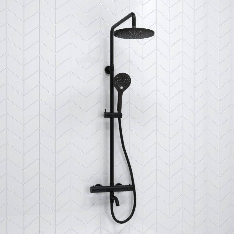 WasserKRAFT A288.077.078.BM Thermo Душевой комплект с термостатическим смесителем