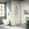 Душевая колонна AquaHeat Joy 220 с верхним душем и термостатическим смесителем для ванны и душа