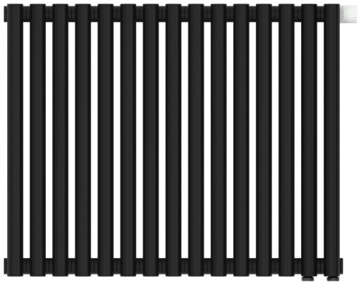 Отопительный радиатор Сунержа Эстет-00 EU50 500х675 15 секций Матовый чёрный
