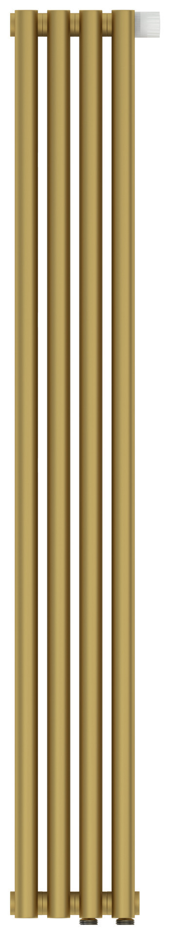 Отопительный радиатор Сунержа Эстет-1 EU50 правый 1200х180 4 секции Матовое золото