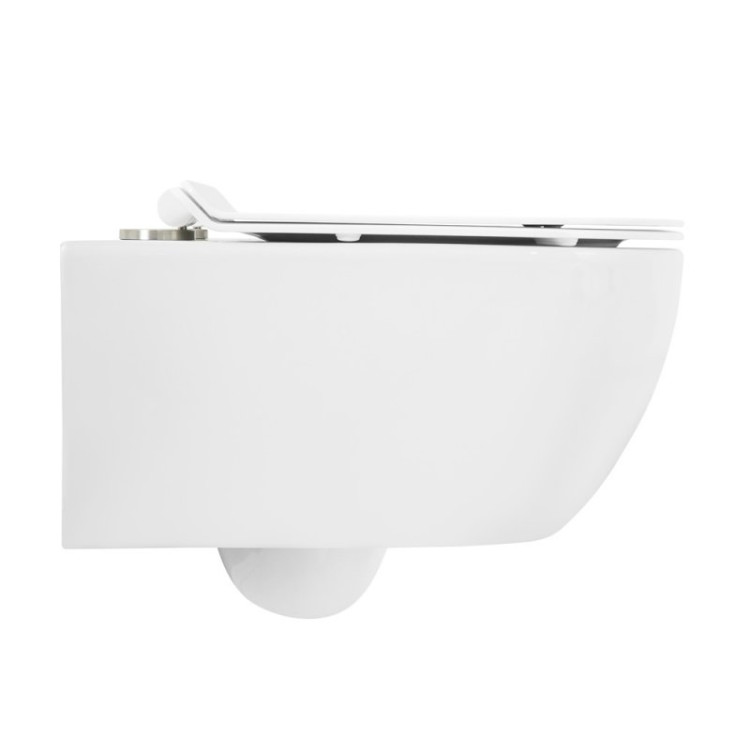 Чаша унитаза подвесного безободкового Cezares CZR-2468-TH-R